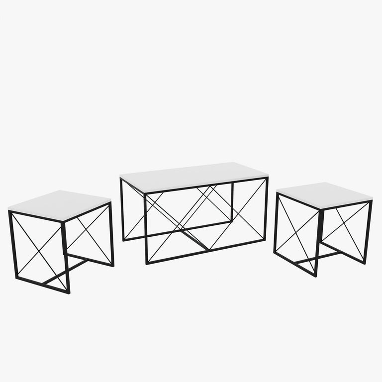 Set van 3 salontafels Defne