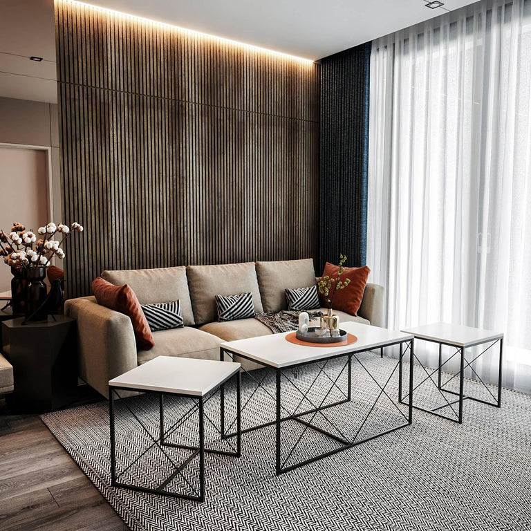 Set van 3 salontafels Defne