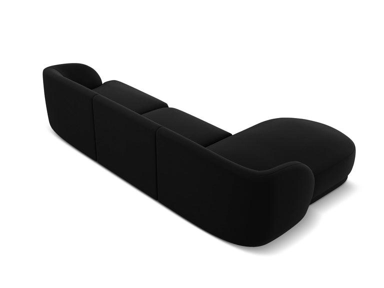 3.5-zitshoekbank Miley links velvet
