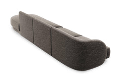 4-zitsbank Miley rechts-open chenille