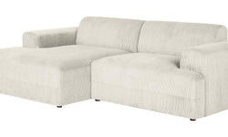 Hoekbank Sevilla links ribstof