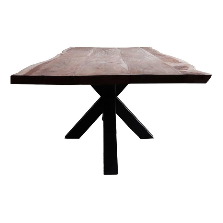 Onbehandelde eettafel Rockford acaciahout