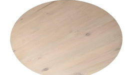 Onbehandeld tafelblad Spike rond