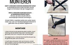 Onbehandelde eettafel Arleigh