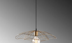 Design hanglamp eettafel goud Fien