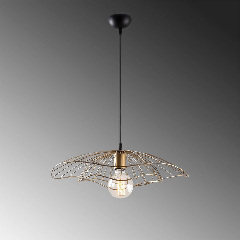 Design hanglamp eettafel goud Fien