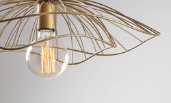 Design hanglamp eettafel goud Fien