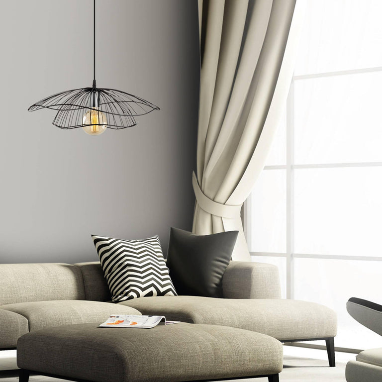 Zwarte hanglamp Fien metaal