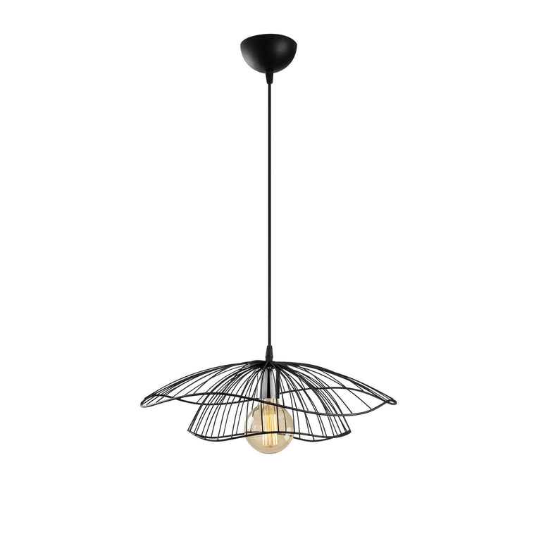 Zwarte hanglamp Fien metaal