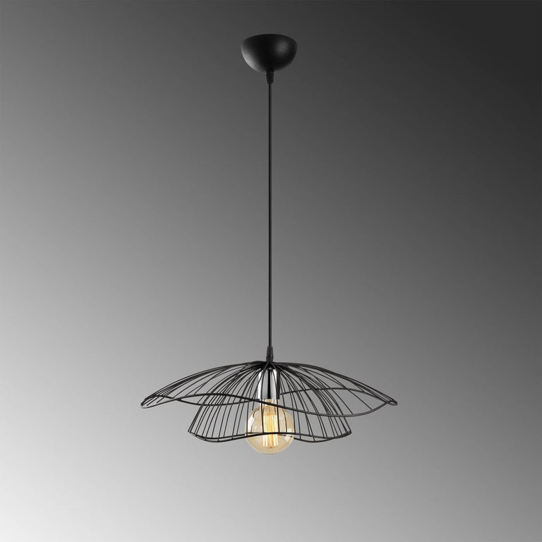 Zwarte hanglamp Fien metaal