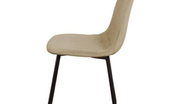 Set van 4 eetkamerstoelen Blossom velvet