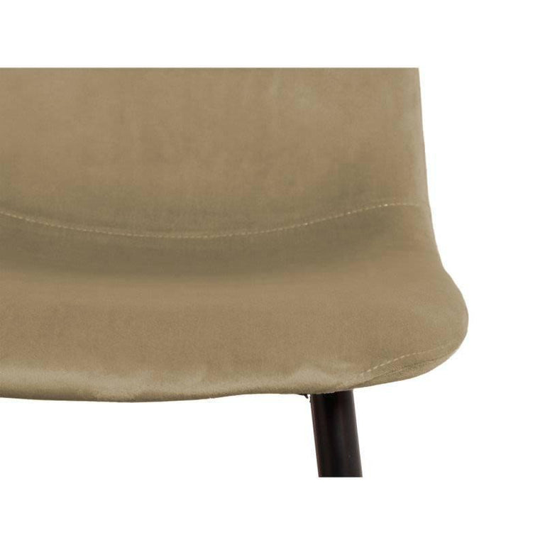 Set van 4 eetkamerstoelen Blossom velvet