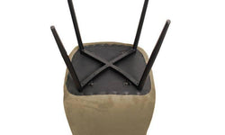 Set van 4 eetkamerstoelen Blossom velvet