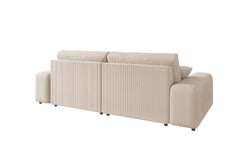Hoekbank Safia rechts ribstof