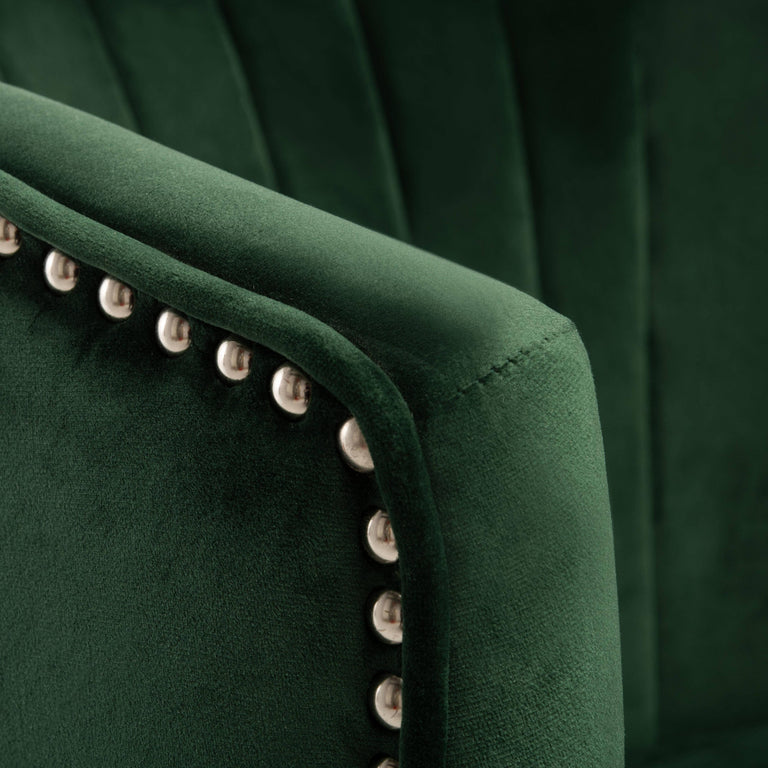 Fauteuil Stazia velvet