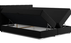 Boxspring Jaya 160x200 cm fluweel met opbergvak