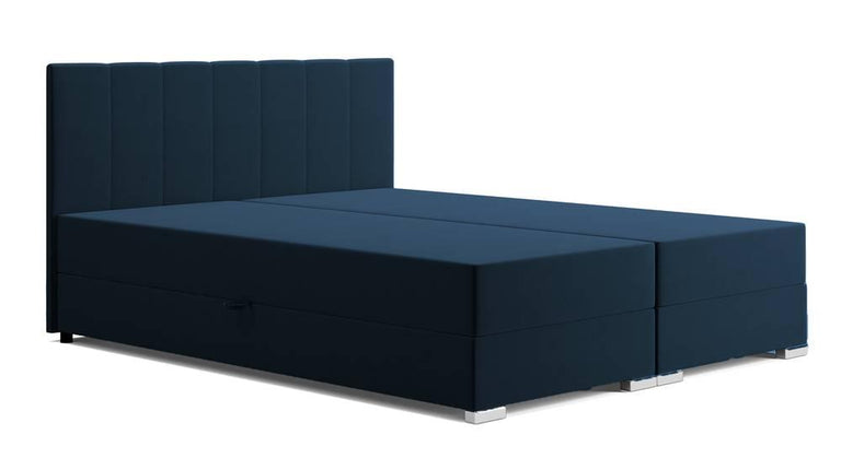 Boxspring Jaya 160x200 cm fluweel met opbergvak
