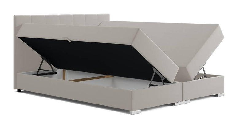 Boxspring Jaya 160x200 cm fluweel met opbergvak