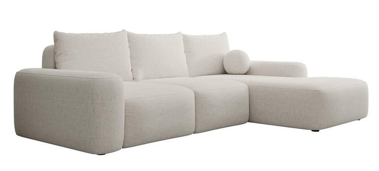 Hoekbank met slaapfunctie Calvados rechts chenille