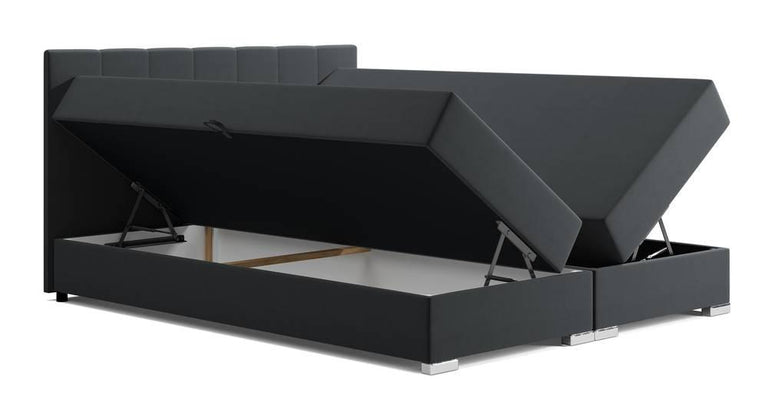 Boxspring Jaya 180x200 cm fluweel met opbergvak