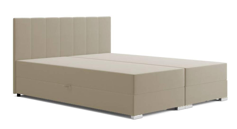 Boxspring Jaya 140x200 cm fluweel met opbergvak