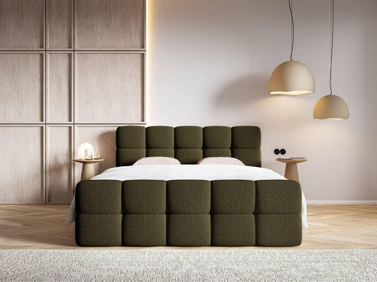 Chloe boxspring bouclé met opbergruimte 180 x 200cm