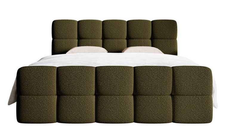 Chloe boxspring bouclé met opbergruimte 180 x 200cm