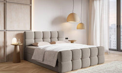 Chloe boxspring bouclé met opbergruimte 180 x 200cm