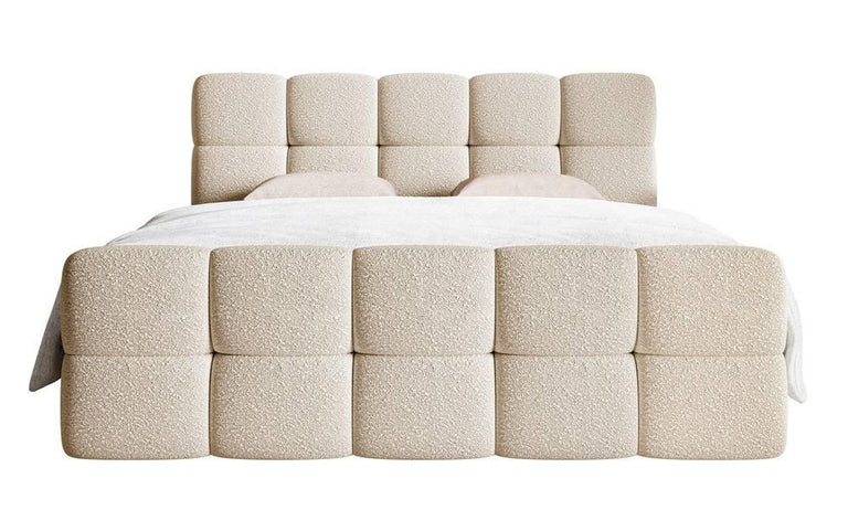 Chloe boxspring bouclé met opbergruimte 160 x 200cm