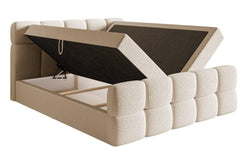 Chloe boxspring bouclé met opbergruimte 160 x 200cm