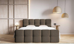 Chloe boxspring bouclé met opbergruimte 140 x 200cm