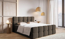 Chloe boxspring bouclé met opbergruimte 140 x 200cm