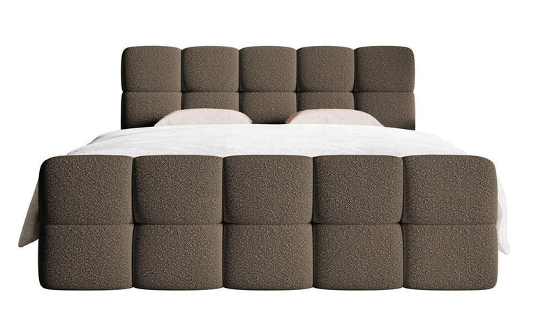 Chloe boxspring bouclé met opbergruimte 140 x 200cm