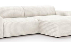 Hoekbank Fasole rechts ribstof
