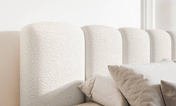 Bedframe Chloe II bouclé met opbergruimte 180 x 200 cm