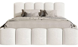 Bedframe Chloe II bouclé met opbergruimte 140 x 200 cm