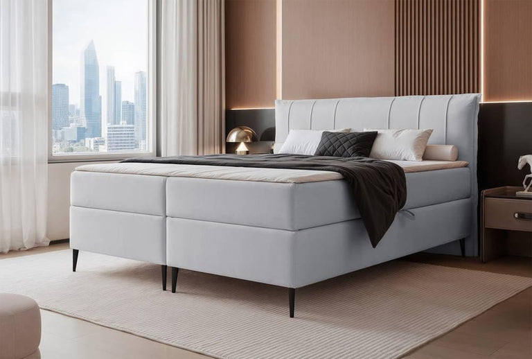 Boxspring Savina 180x200 cm incl topper en opbergvak