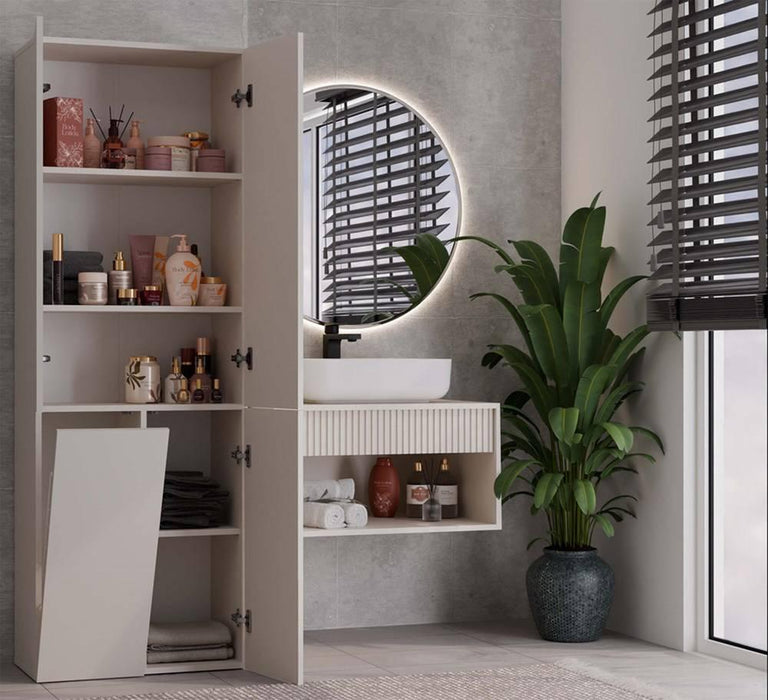 Badkamerkast Nolo met wasmand