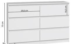 Ladekast Minthe zes lades