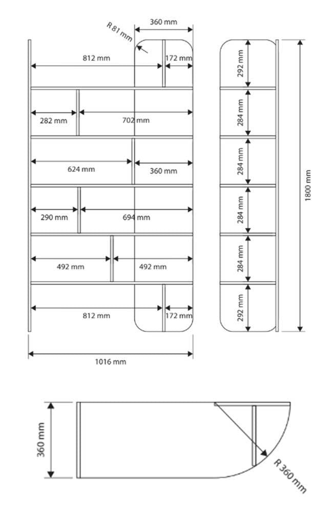 Wandplanken Dalou groot