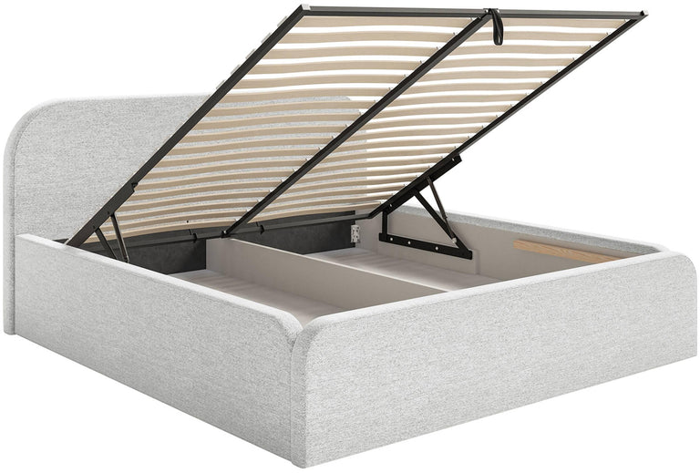 Bedframe Carina 180 x 200 met opbergvak chenille