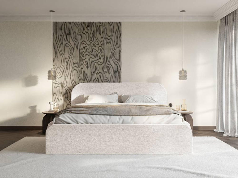 Bedframe Carina 180 x 200 met opbergvak chenille