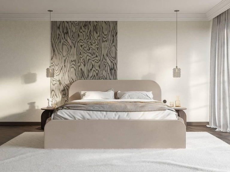 Bedframe Carina 180 x 200 met opbergvak fluweel