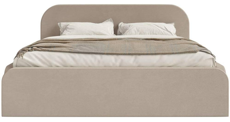 Bedframe Carina 180 x 200 met opbergvak fluweel