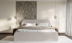 Bedframe Carina 180 x 200 met opbergvak fluweel