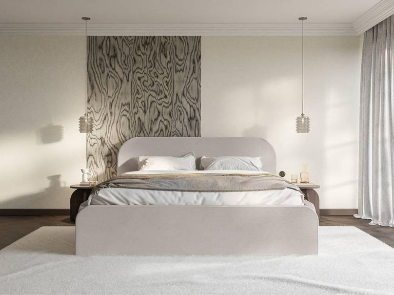 Bedframe Carina 180 x 200 met opbergvak fluweel