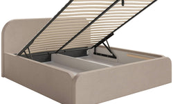 Bedframe Carina 160 x 200 met opbergvak fluweel