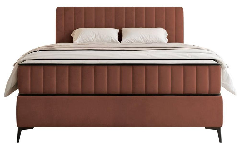 Boxspring Simone 140x200 cm fluweel met opbergvak