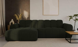 Hoekbank Vonty chenille links