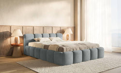 Bedframe Chloe laag 200 x 200 cm velvet